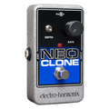 Electro-Harmonix Neo Clone analog chorus pedal — silver enclosure, blue label