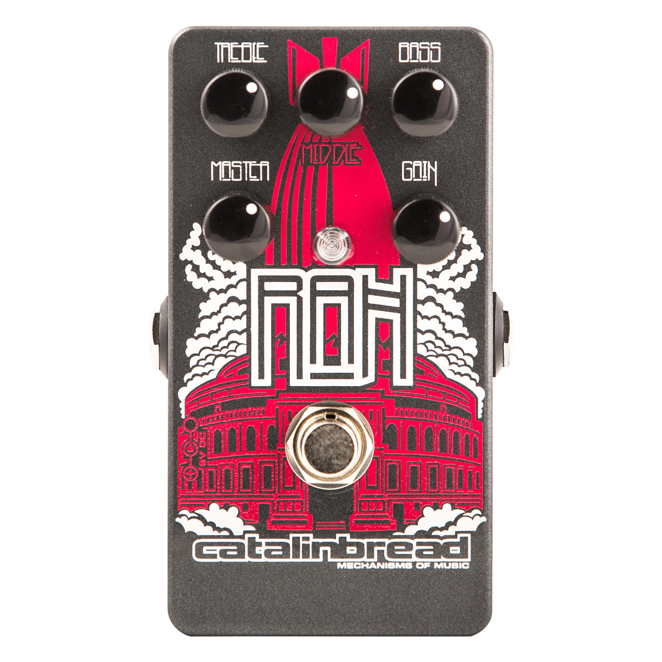 Catalinbread RAH Royal Albert Hall overdrive pedal — front view