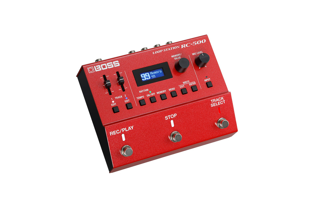 Boss RC-500 Loop Station — top panel footswitches detail