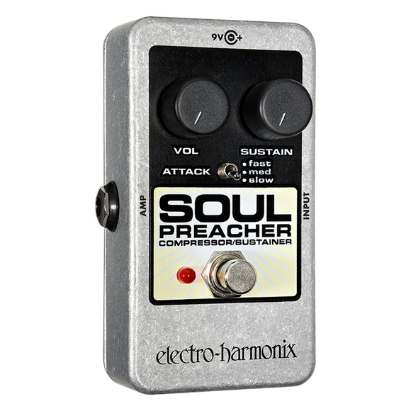 New Electro-Harmonix EHX Soul Preacher Compressor Sustainer Guitar Effects Pedal