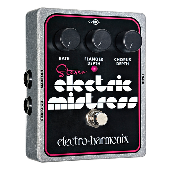 New Electro-Harmonix EHX Stereo Electric Mistress Flanger Chorus Guitar Pedal