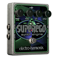 Electro-Harmonix Superego polyphonic synth engine pedal - silver with green graphic