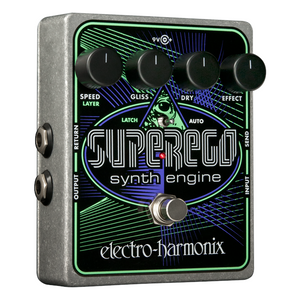 New Electro-Harmonix EHX Superego Polyphonic Synth Engine Guitar Effect Pedal