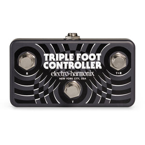 New Electro-Harmonix EHX Triple Foot Controller Utility Pedal w/ TRS Cable
