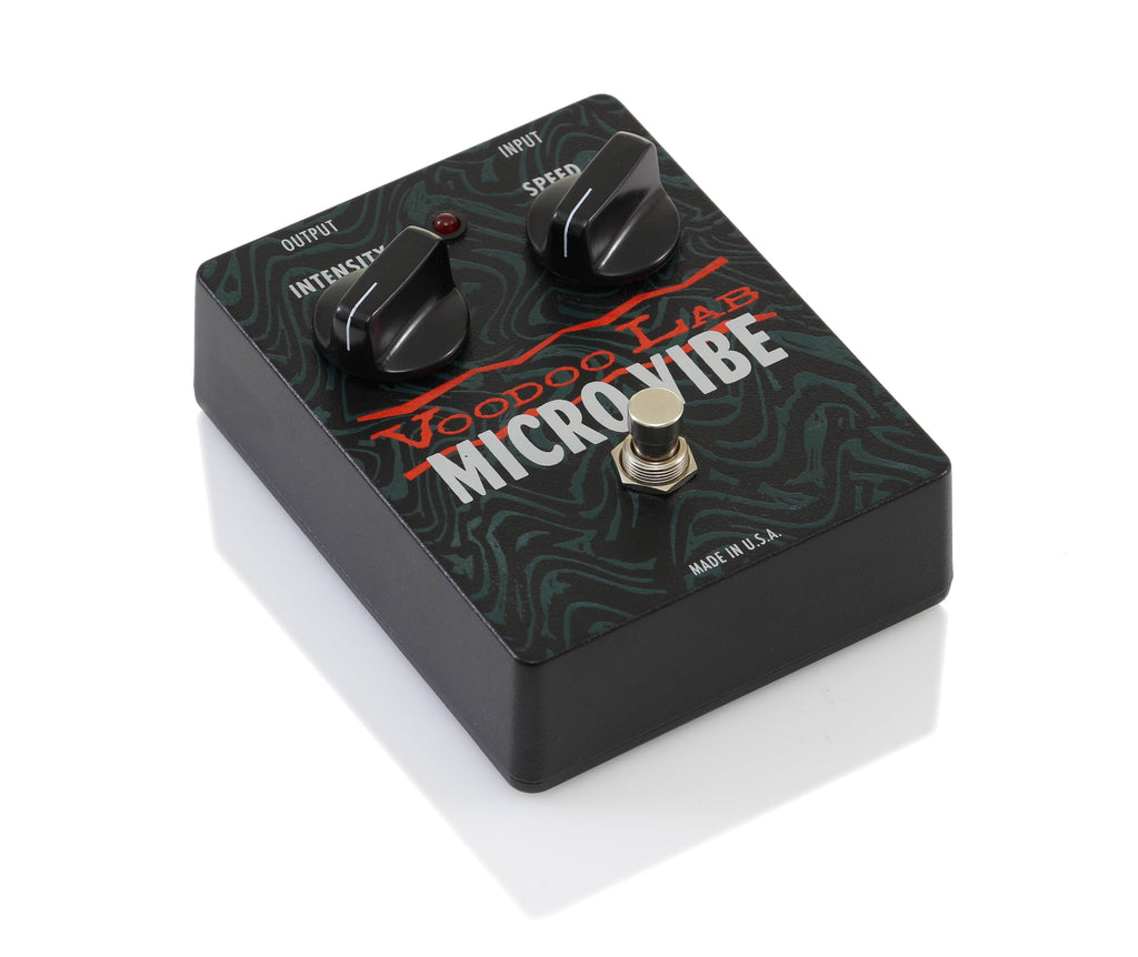 Voodoo Lab Micro Vibe uni-vibe pedal — front control panel view