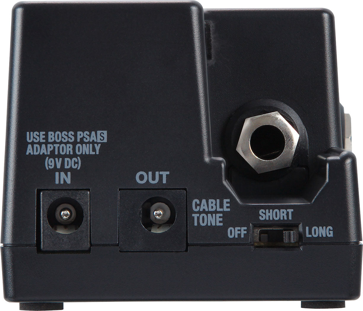 Boss WL-50 wireless system — rear panel showing input, output and DC ports